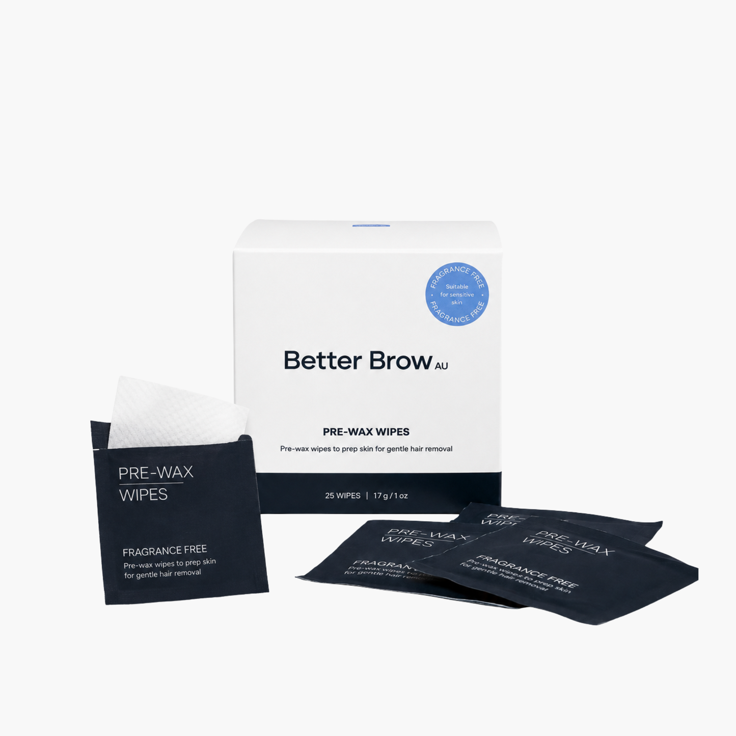 Better Brow Pre Wax Wipes